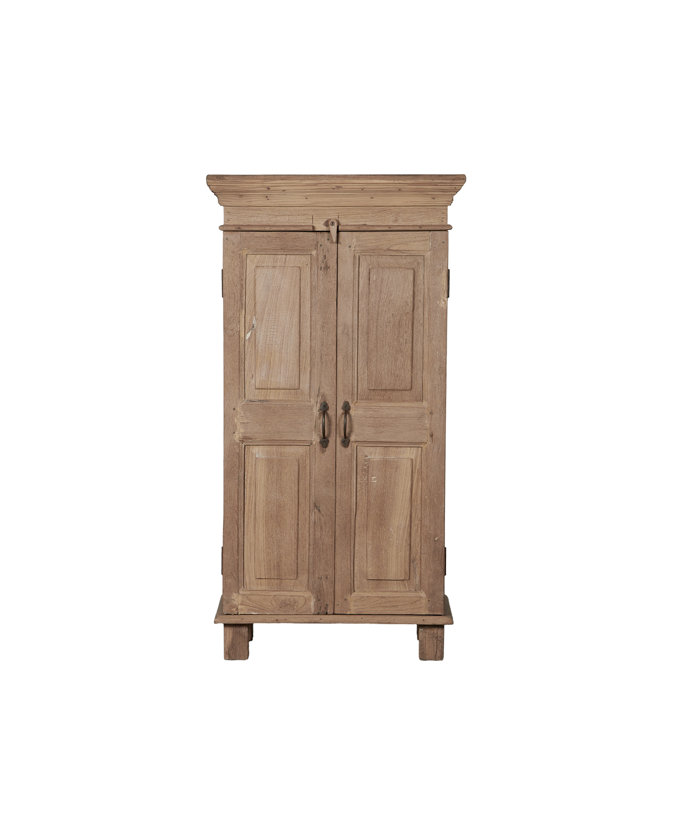 Vintage Wood Cabinet - Bleached from India made of Teak Wood