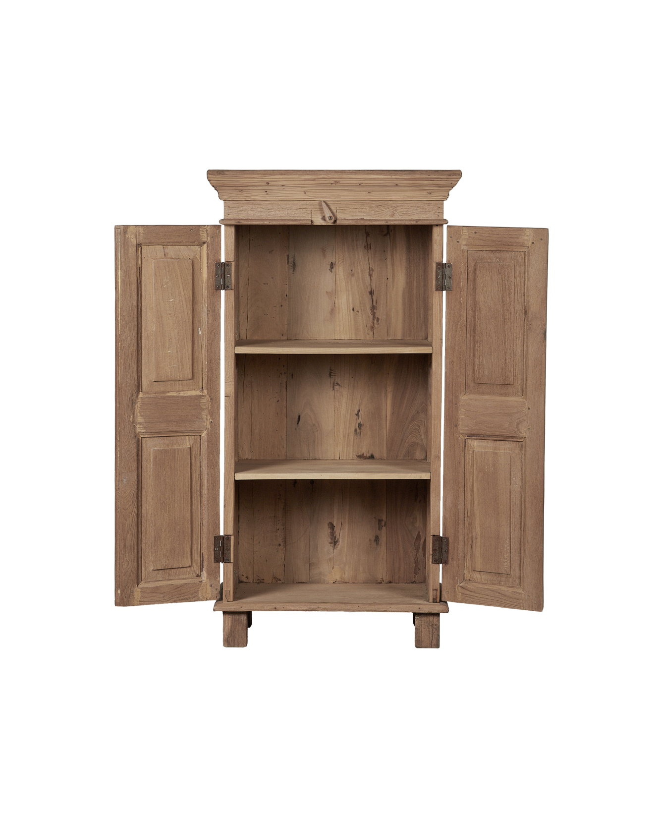 Vintage Wood Cabinet - Bleached from India made of Teak Wood