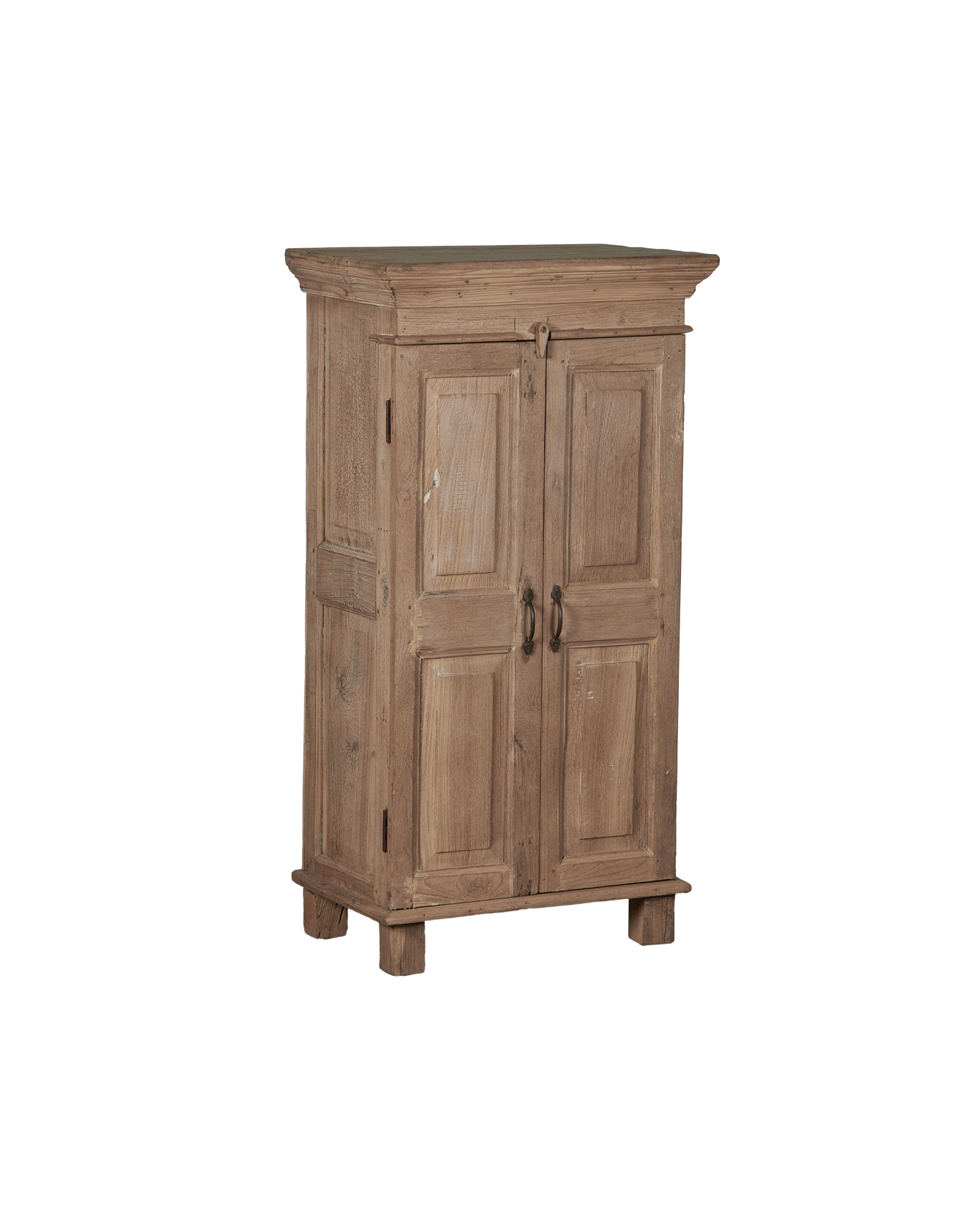 Vintage Wood Cabinet - Bleached from India made of Teak Wood