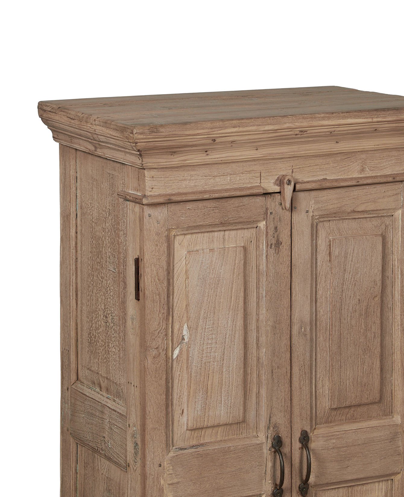 Vintage Wood Cabinet - Bleached from India made of Teak Wood