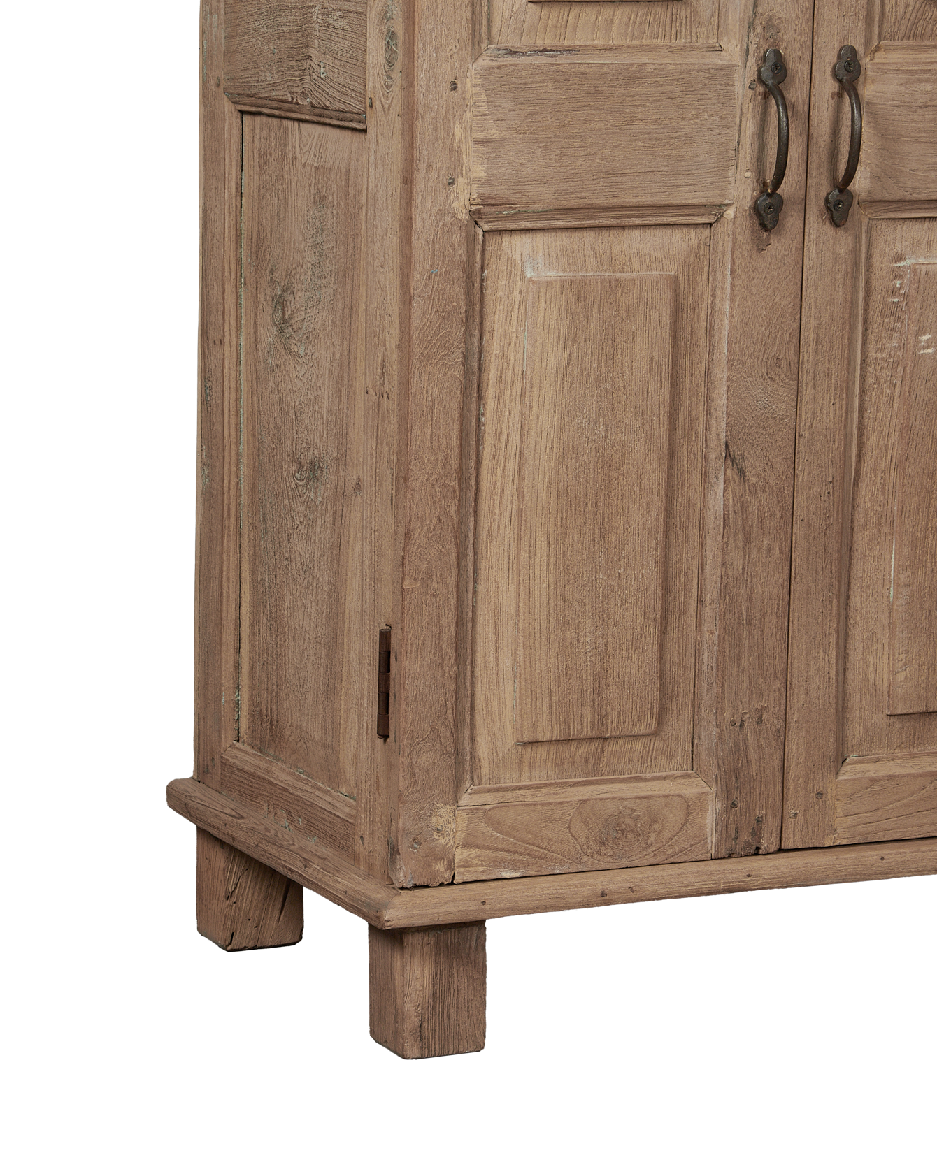 Vintage Wood Cabinet - Bleached from India made of Teak Wood