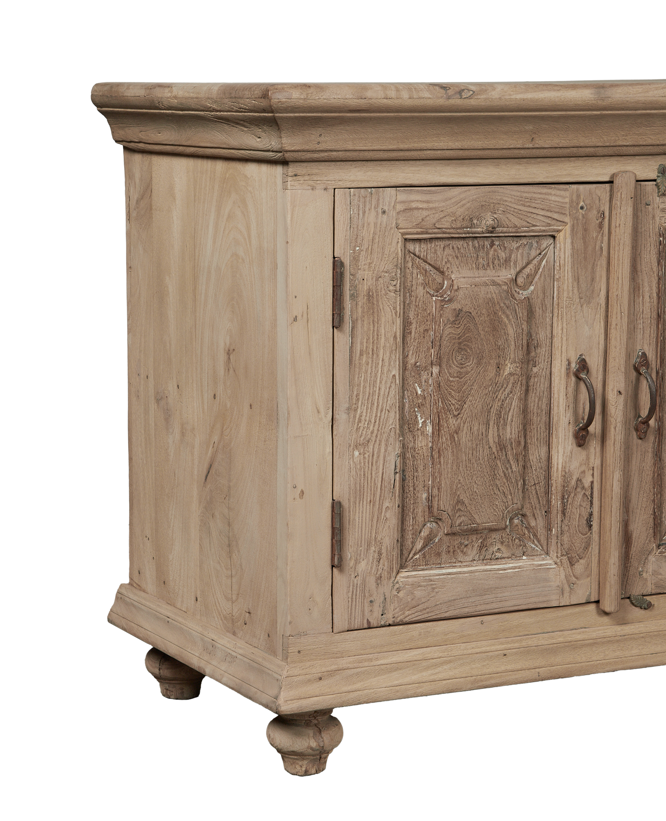 Vintage Wood Sideboard - Bleached from India made of Mango Wood