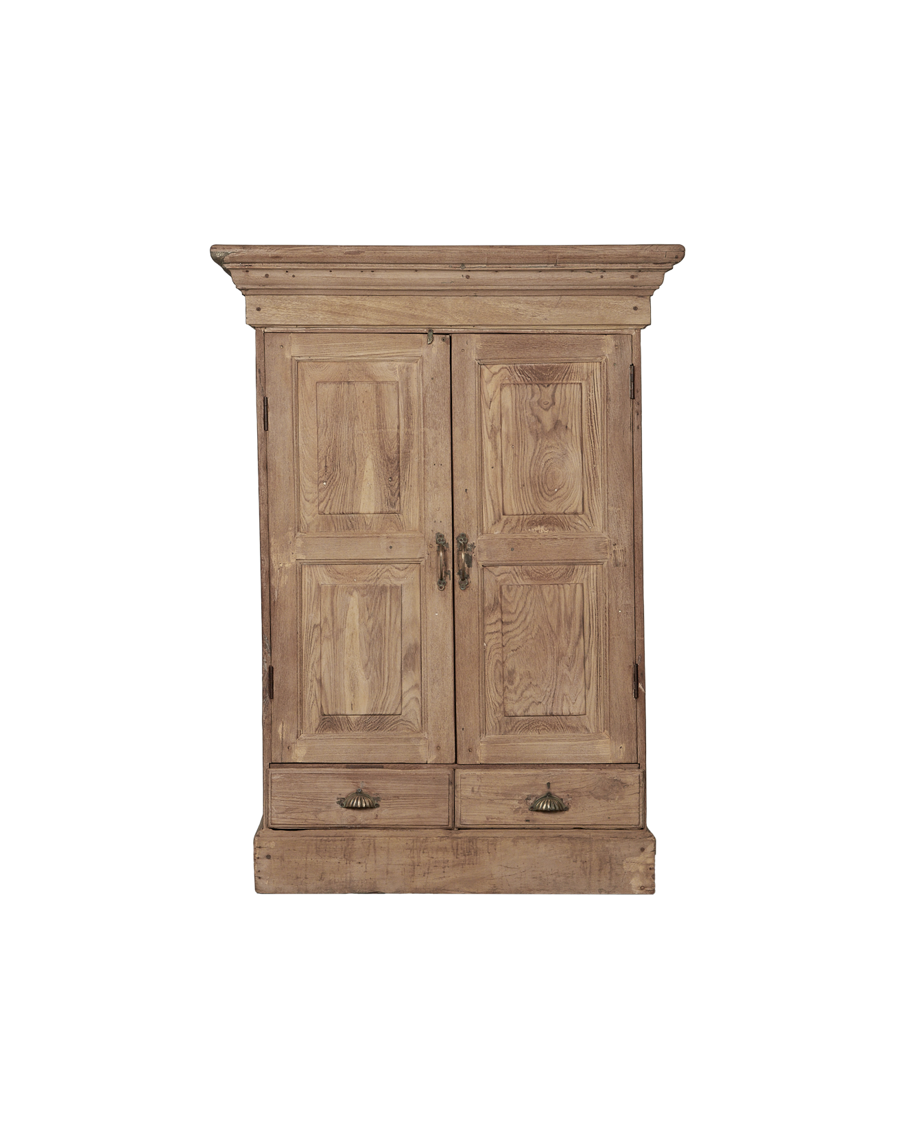 Vintage Wood Drawer Cabinet - Bleached from India made of Mango Wood