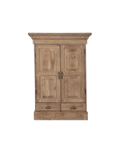 Wood Drawer Cabinet - Bleached