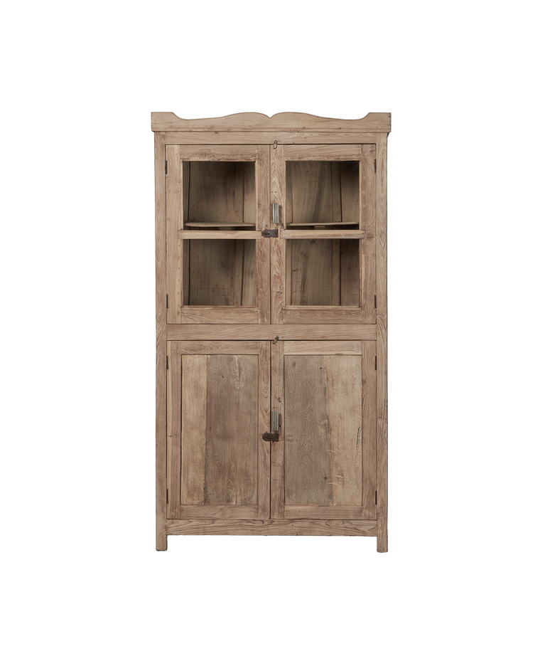 Glass Cabinet - Bleached