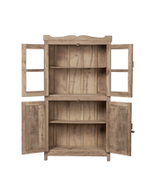Glass Cabinet - Bleached