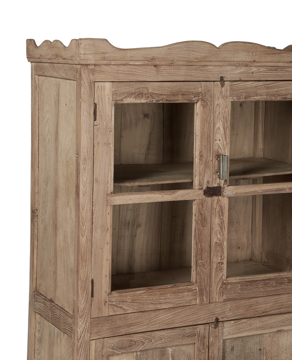 Glass Cabinet - Bleached