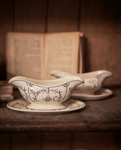 Royal Boch Gravy Boat - Blue Floral