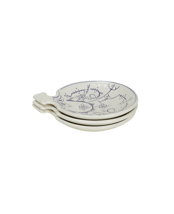 Royal Boch Spoon Rest - Blue Floral