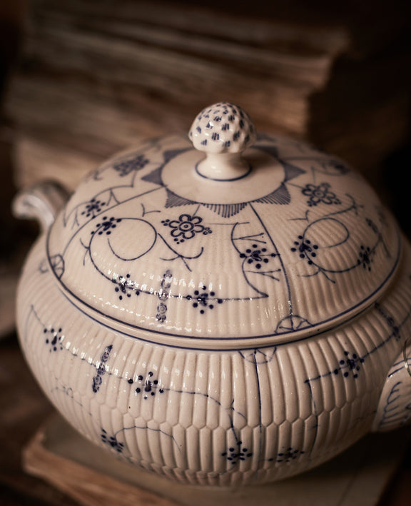 Royal Boch Soup Server - Blue Floral