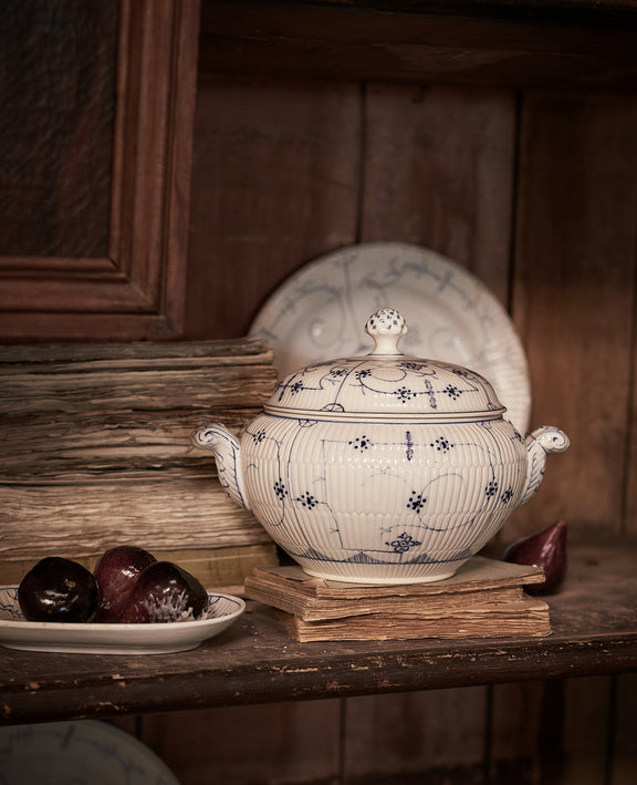 Royal Boch Soup Server - Blue Floral