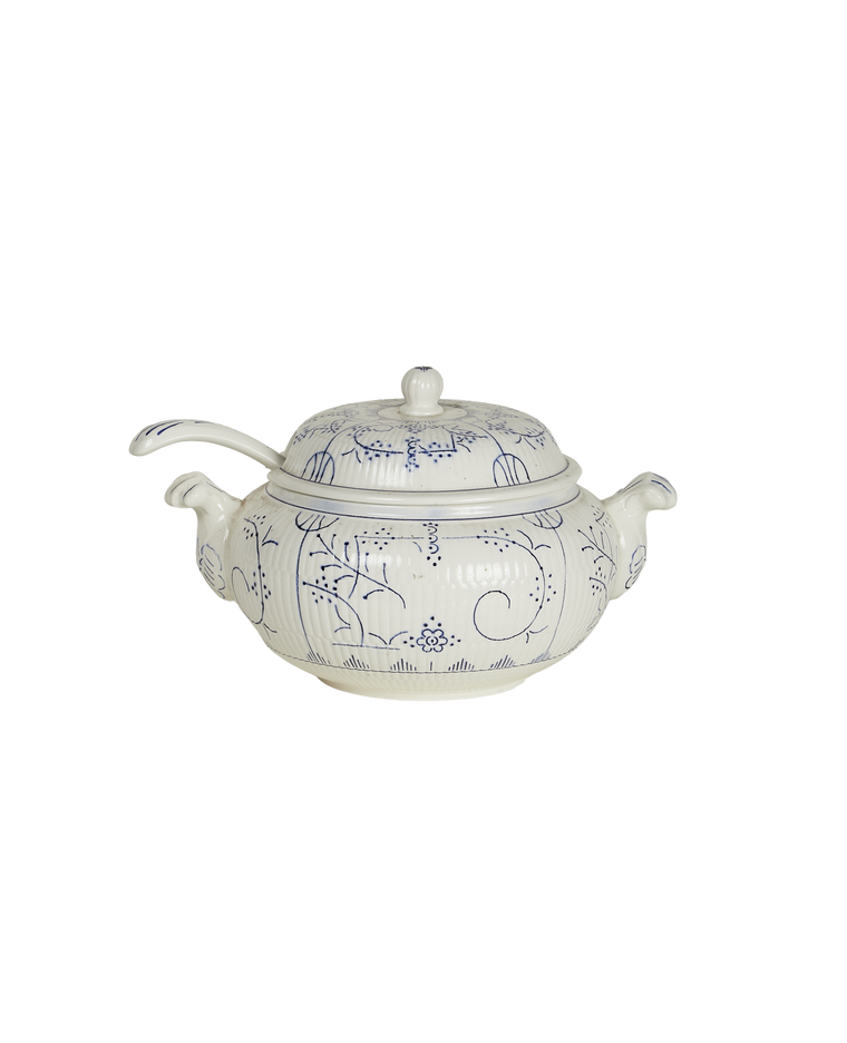 Royal Boch Soup Server - Blue Floral