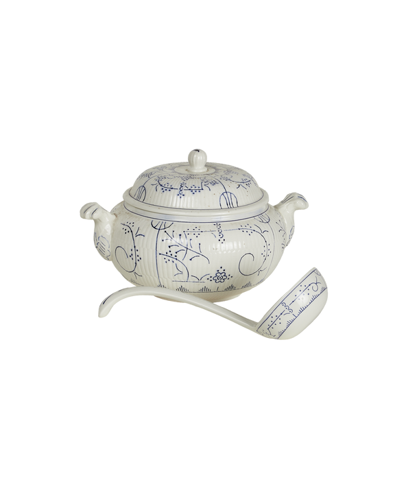 Royal Boch Soup Server - Blue Floral