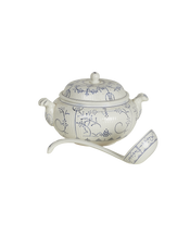 Royal Boch Soup Server - Blue Floral