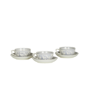 Royal Boch Tea Cup & Saucer - Blue Floral