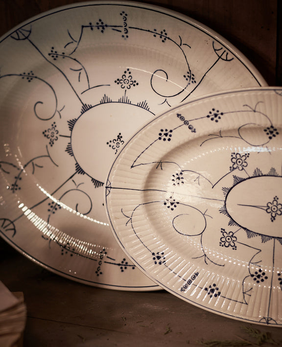 Royal Boch Serving Platter - Blue Floral