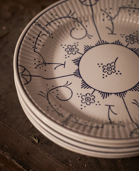 Royal Boch Plate - Blue Floral