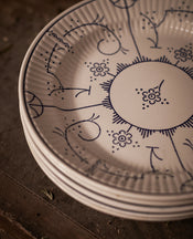 Royal Boch Plate - Blue Floral