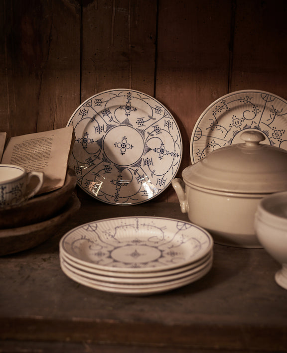 Royal Boch Plate - Blue Floral