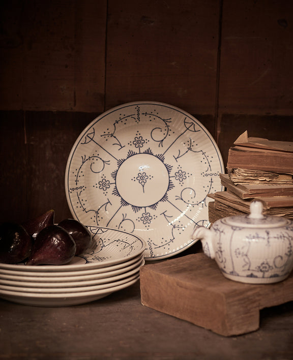 Royal Boch Plate - Blue Floral