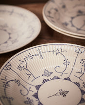 Royal Boch Dinner Bowl - Blue Floral