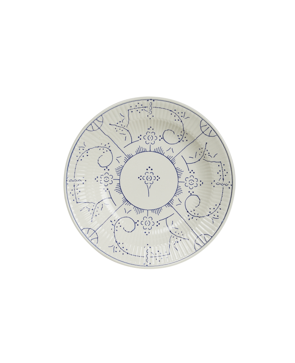 Royal Boch Dinner Bowl - Blue Floral