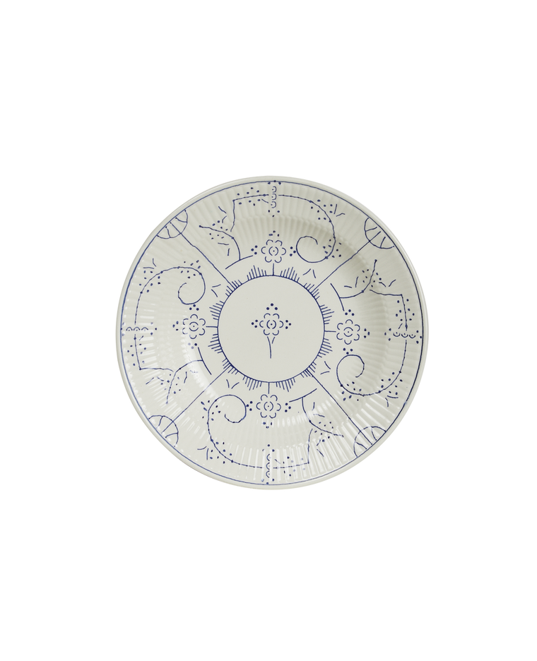 Royal Boch Dinner Bowl - Blue Floral