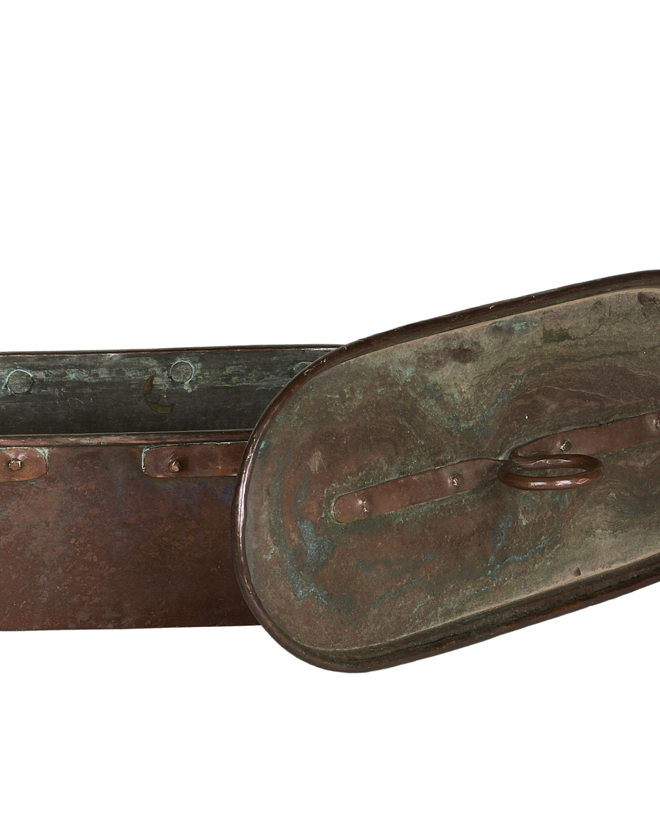 Vintage Copper Poacher from France made of Metal