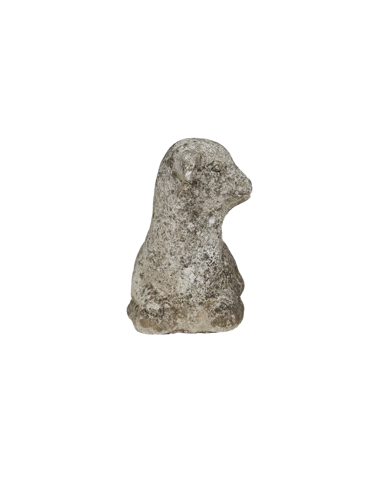 Antique Lamb Statue from France made of Cement