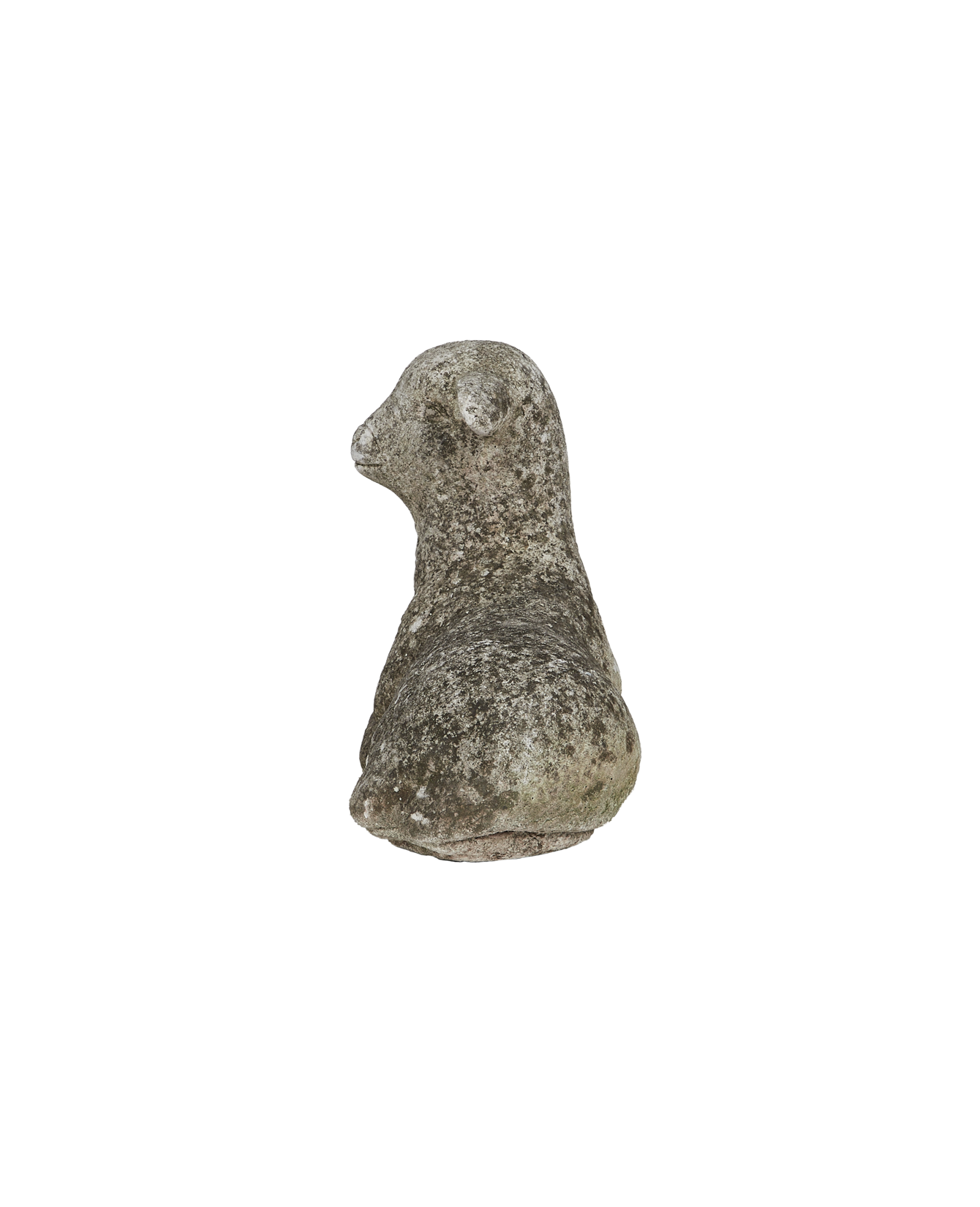 Antique Lamb Statue from France made of Cement