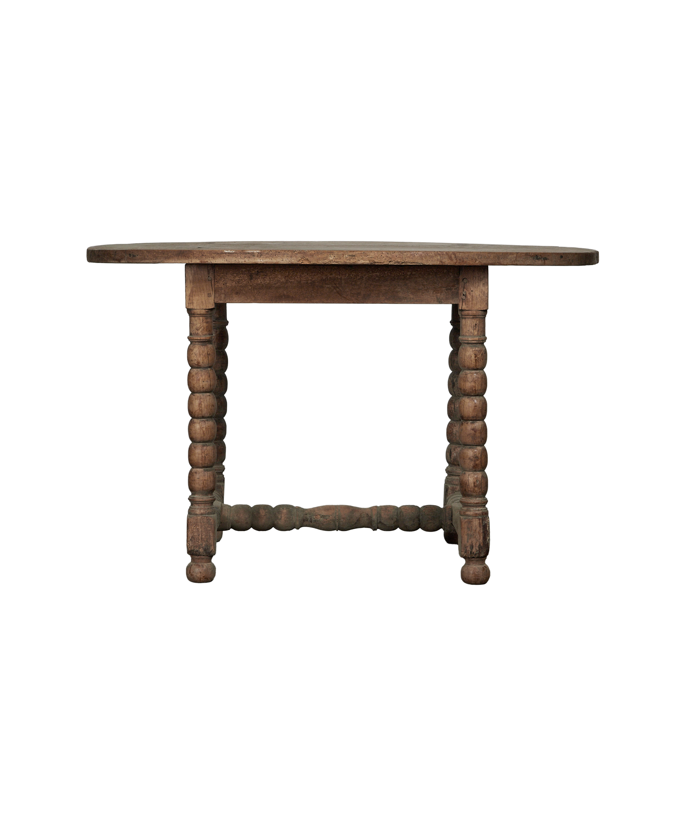 Antique Oval Breakfast Table from France made of Wood