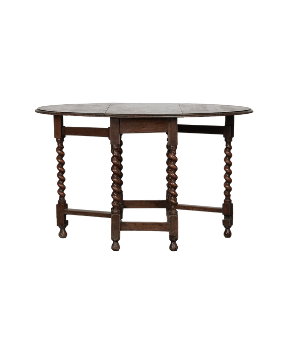 Barley Twist Drop Leaf Table