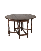 Barley Twist Drop Leaf Table