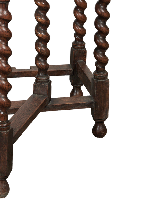 Barley Twist Drop Leaf Table