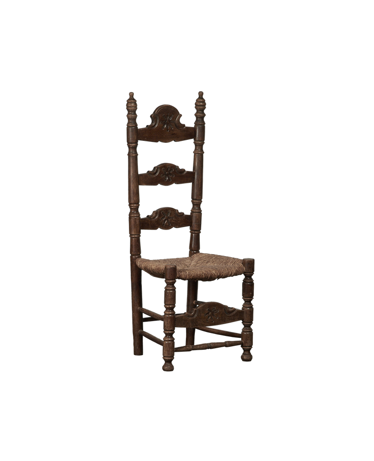 Rush Chair - Embossed Flower