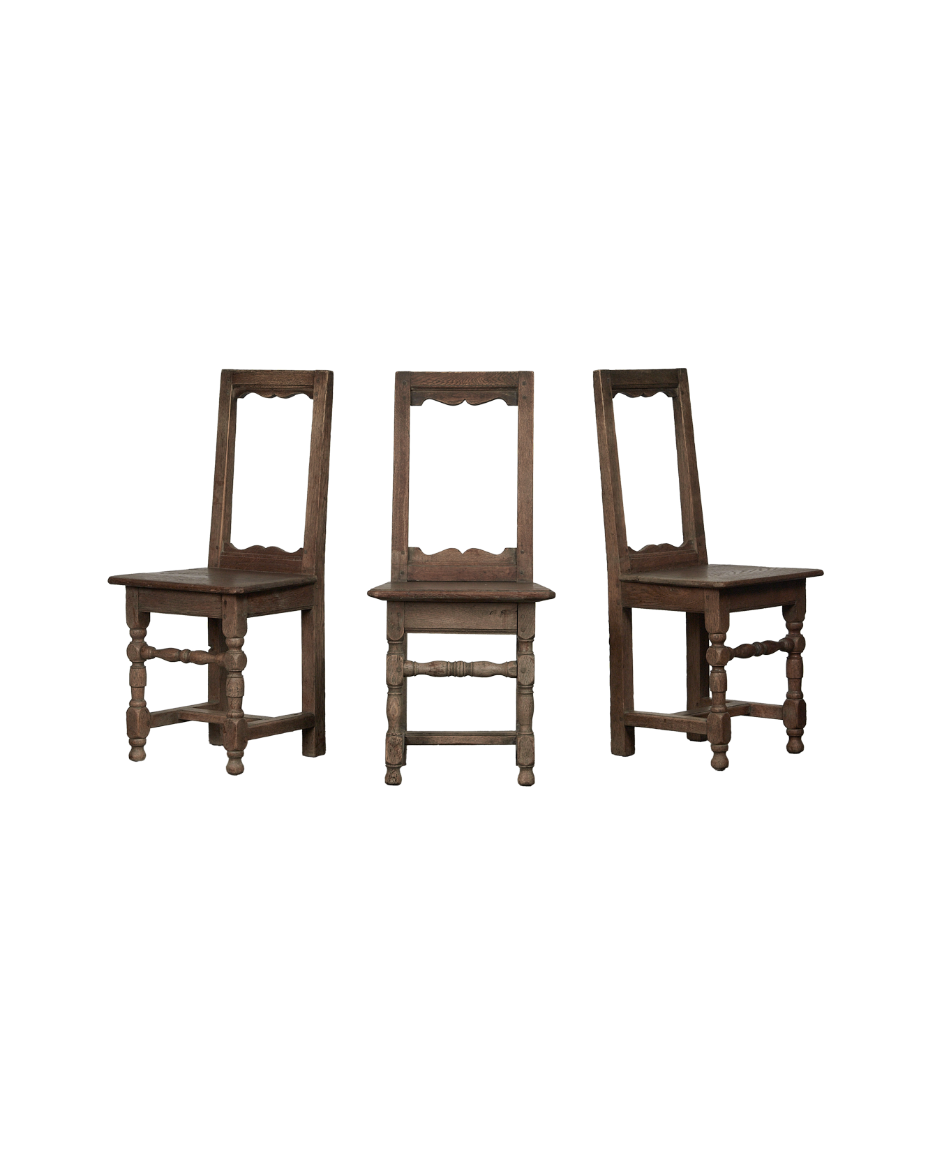 Antique 18th Century Oak Side Chair from Sweden made of Wood