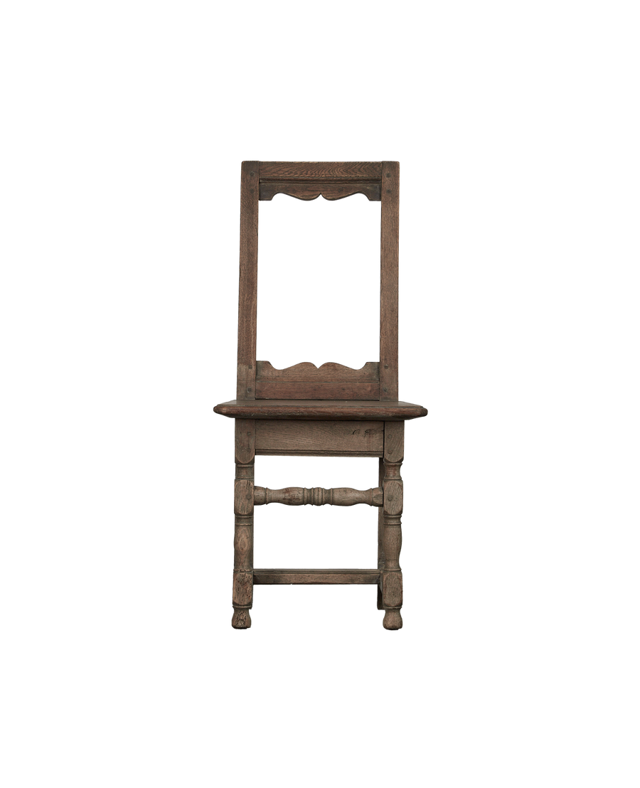 Antique 18th Century Oak Side Chair from Sweden made of Wood