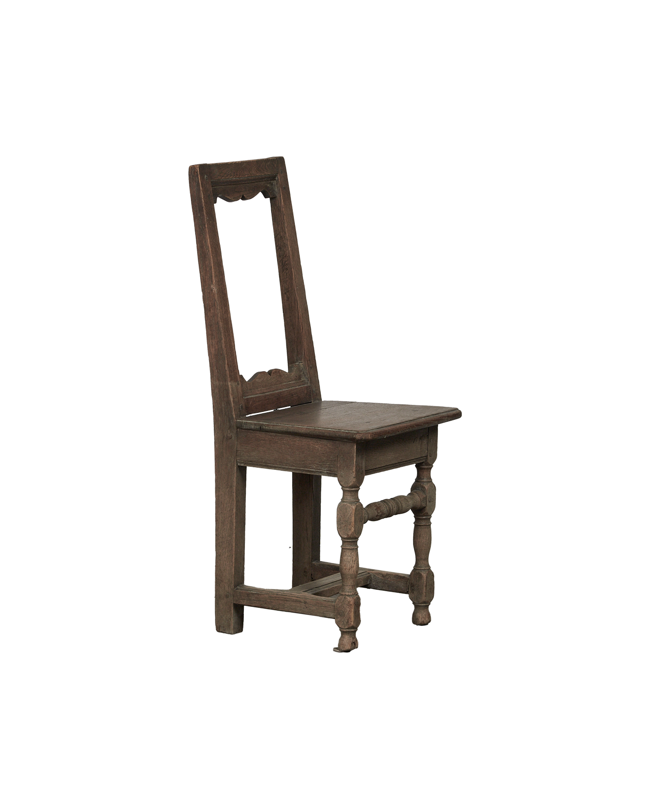 Antique 18th Century Oak Side Chair from Sweden made of Wood
