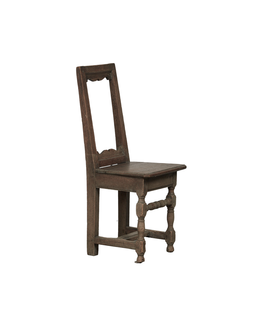 Antique 18th Century Oak Side Chair from Sweden made of Wood