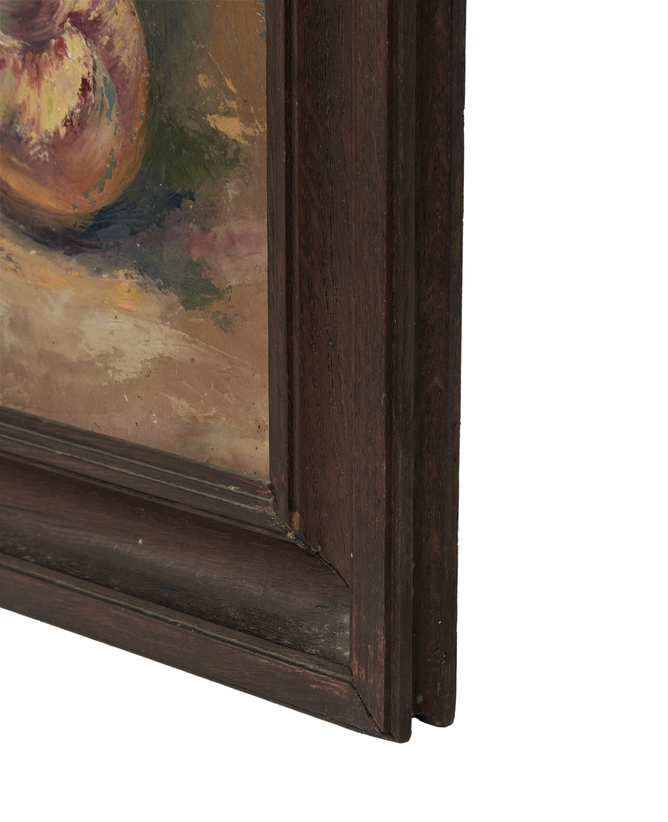 Antique Framed Still Life from France made of Canvas