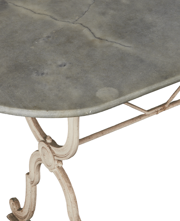 Marble Bistro Table - Oval