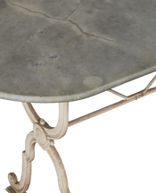 Marble Bistro Table - Oval