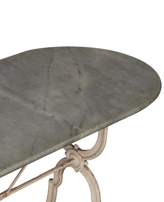 Marble Bistro Table - Oval