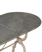 Marble Bistro Table - Oval