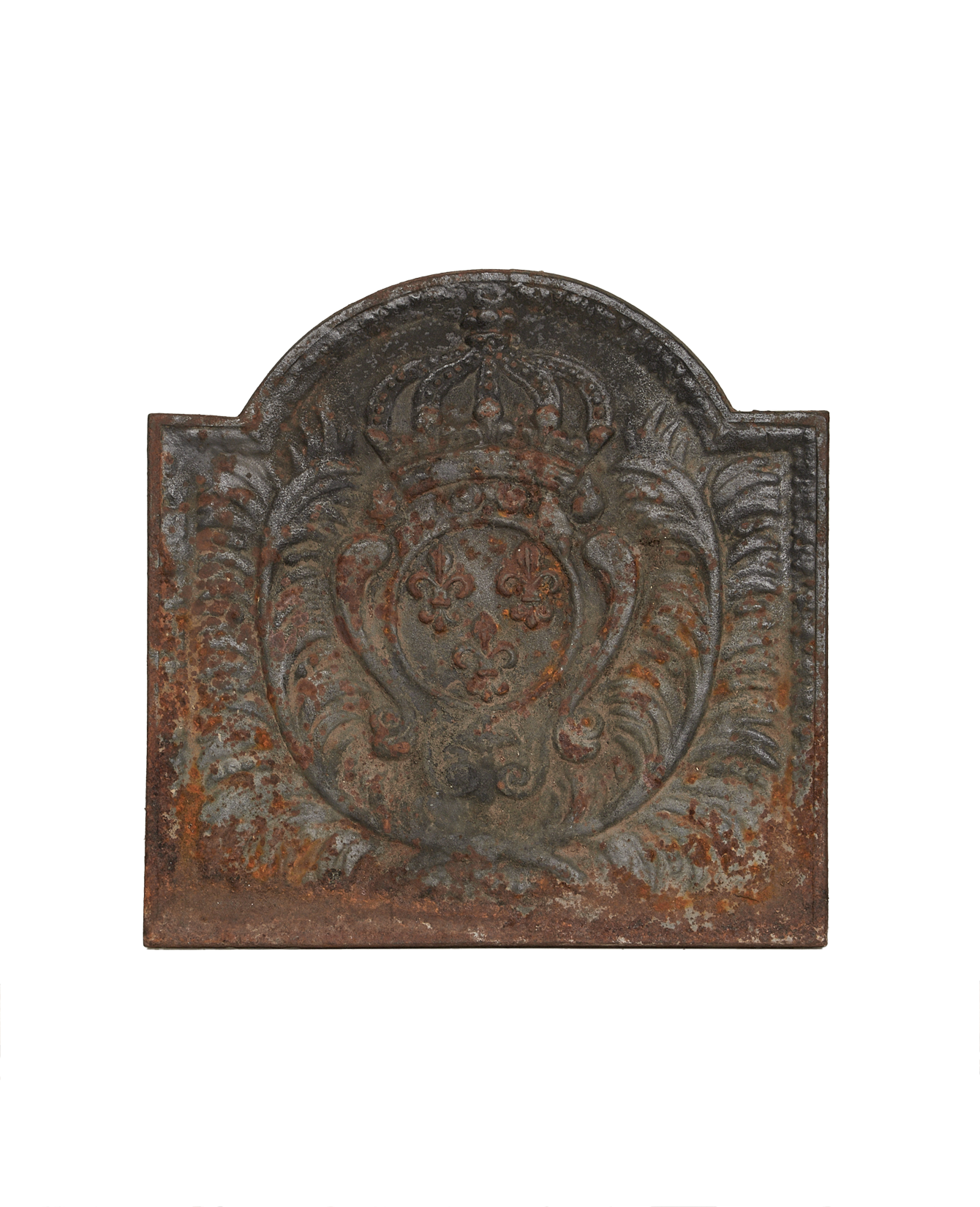 Vintage Fireplace Plaque from France made of Metal