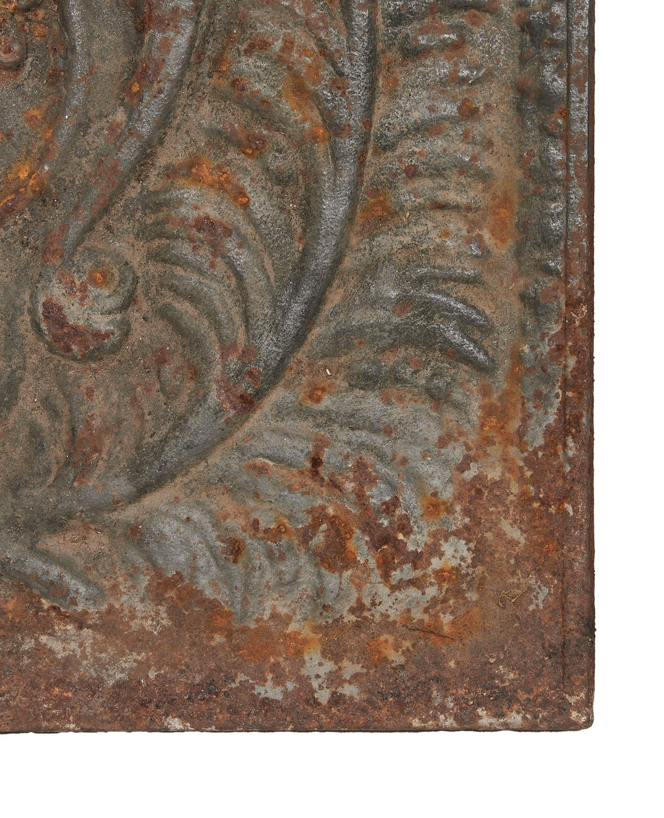 Vintage Fireplace Plaque from France made of Metal