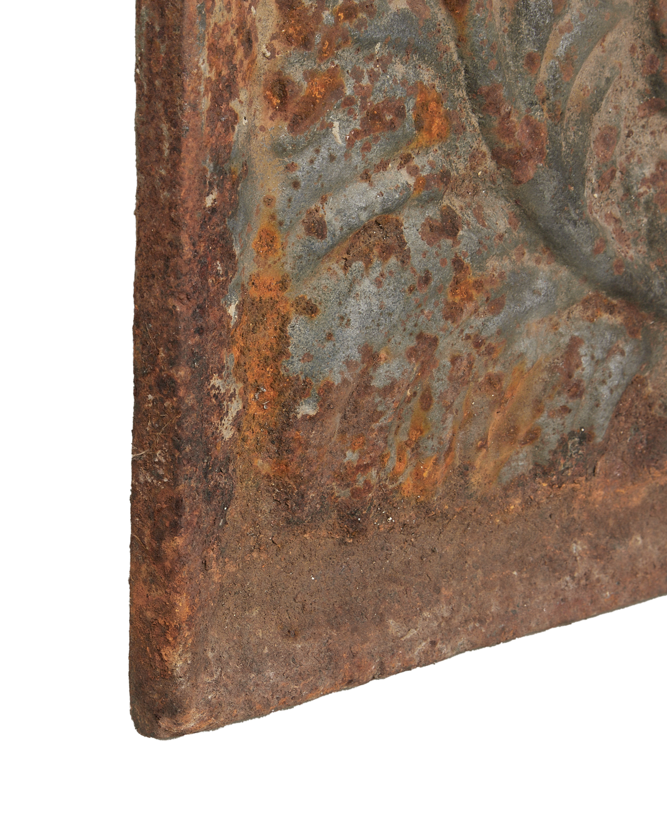 Vintage Fireplace Plaque from France made of Metal