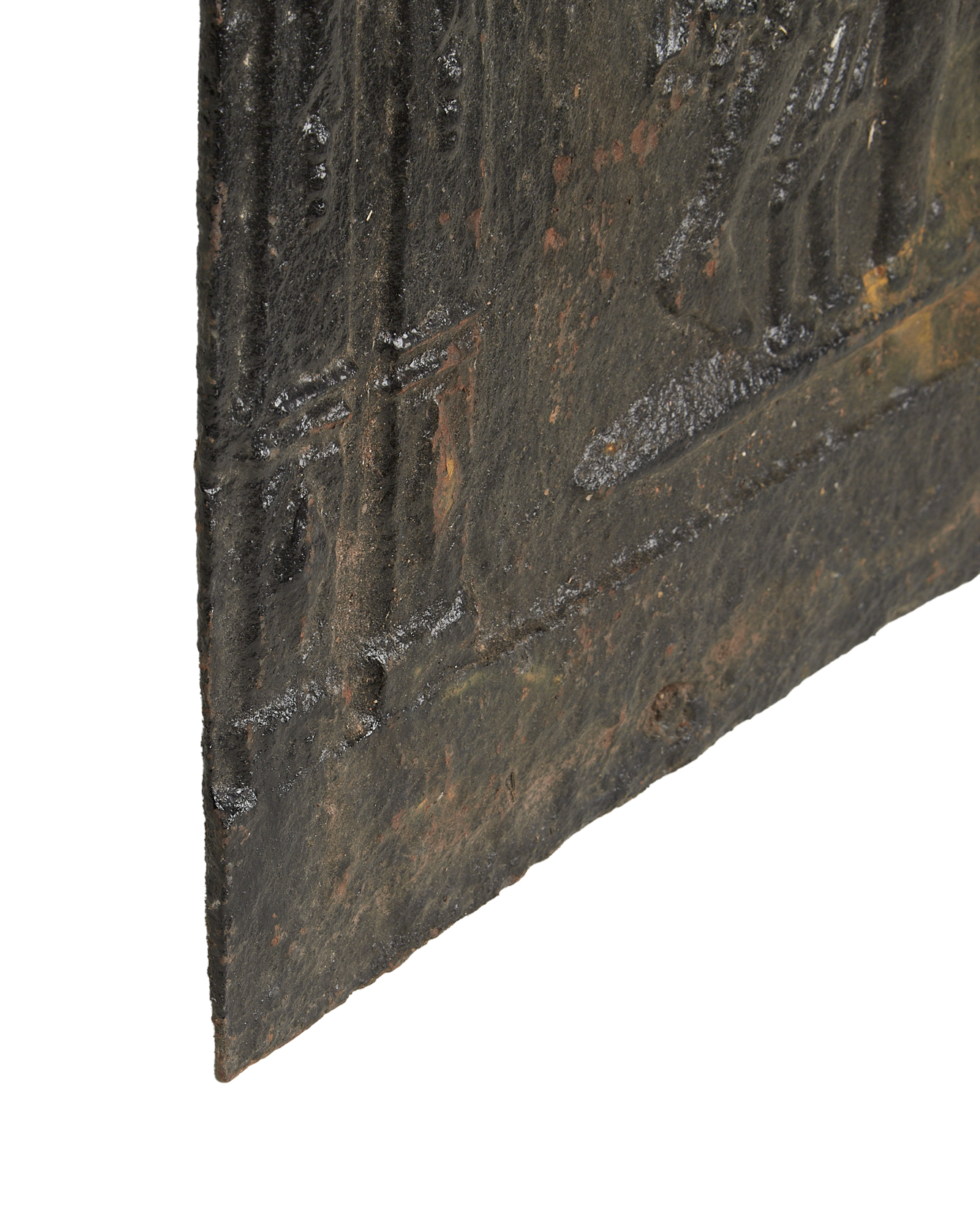 Vintage Fireplace Plaque from France made of Metal