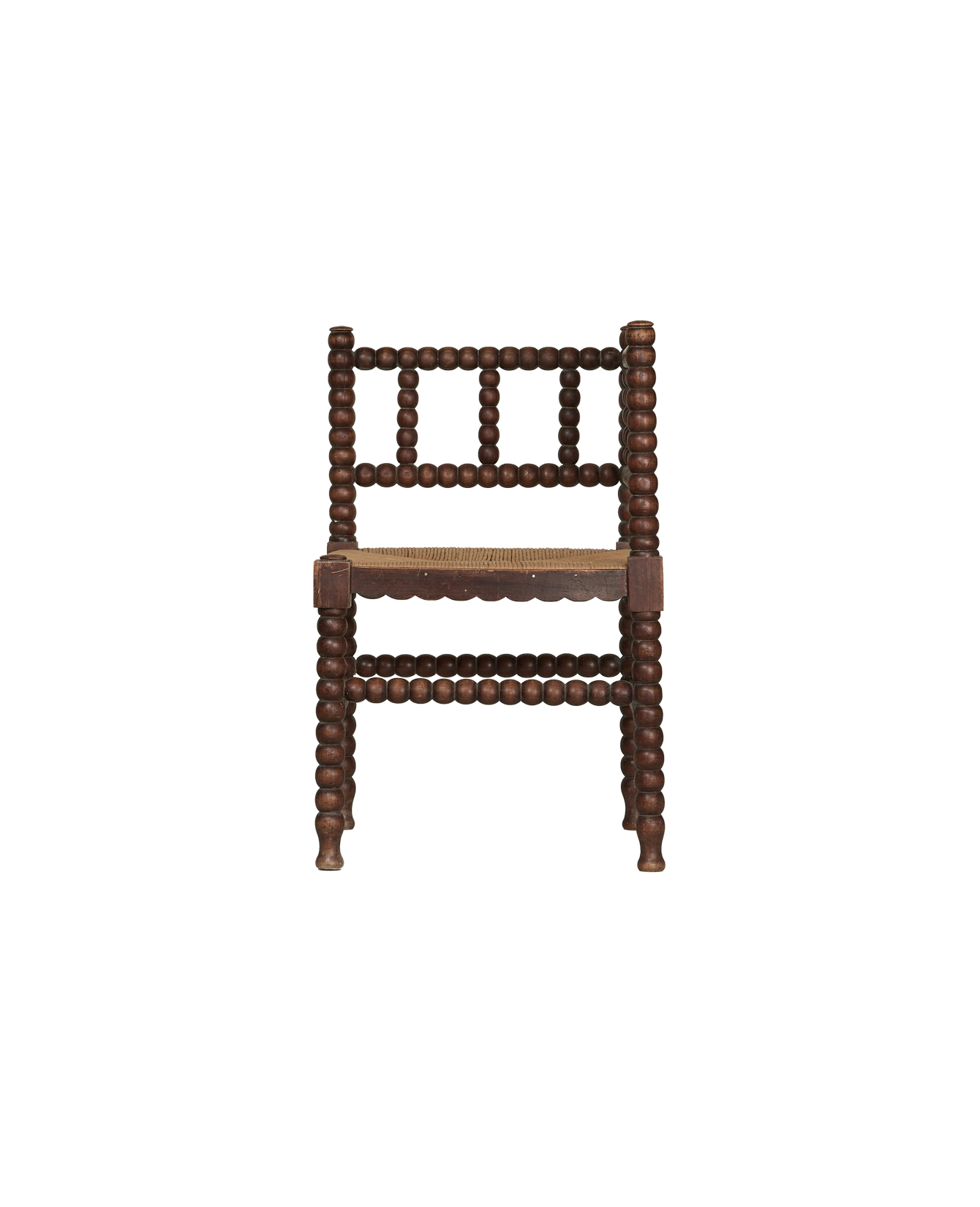 Antique Bobbin Chair - Corner from France made of Wood
