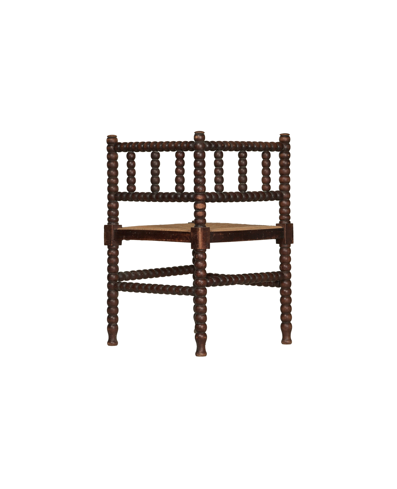 Antique Bobbin Chair - Corner from France made of Wood